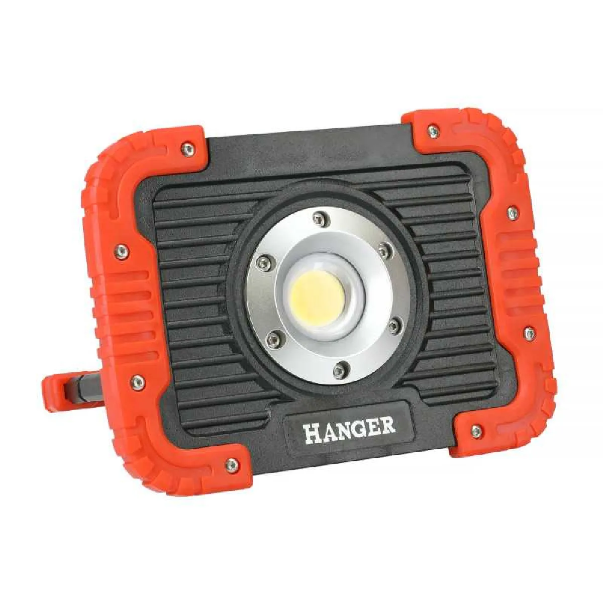Non Communiqué Noir Projecteur De Chantier Led 10W Extra Plat Sur Batterie Lithium - Hanger - 170501 - Image 3