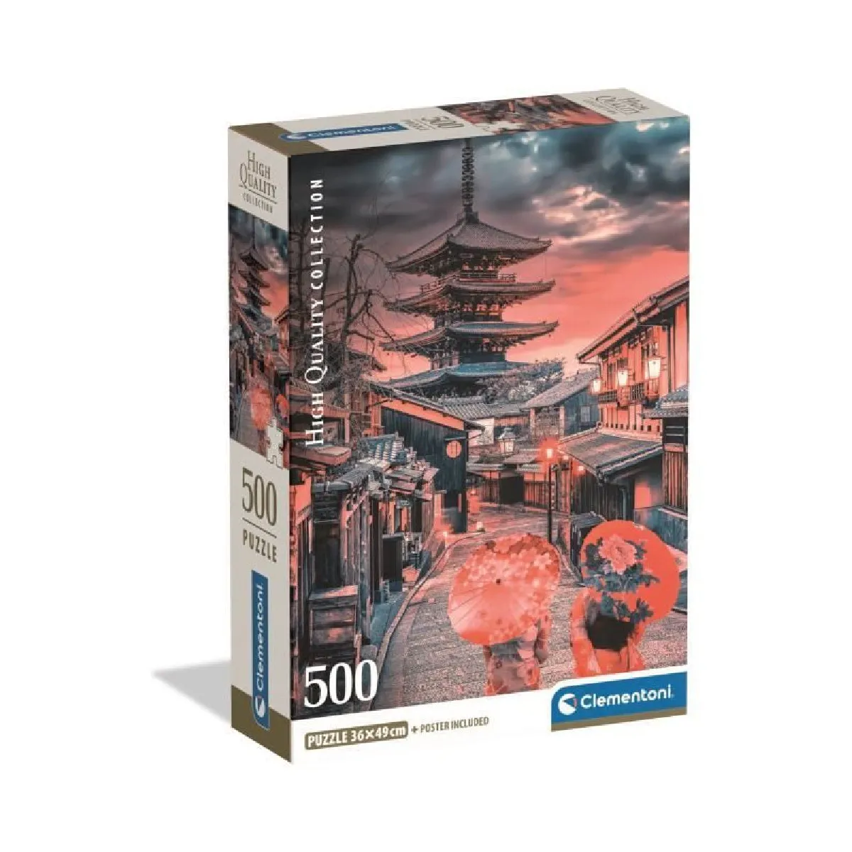 Puzzle Compact 500 pièces : Soirée à Kyoto Clementoni Puzzles - vue 9