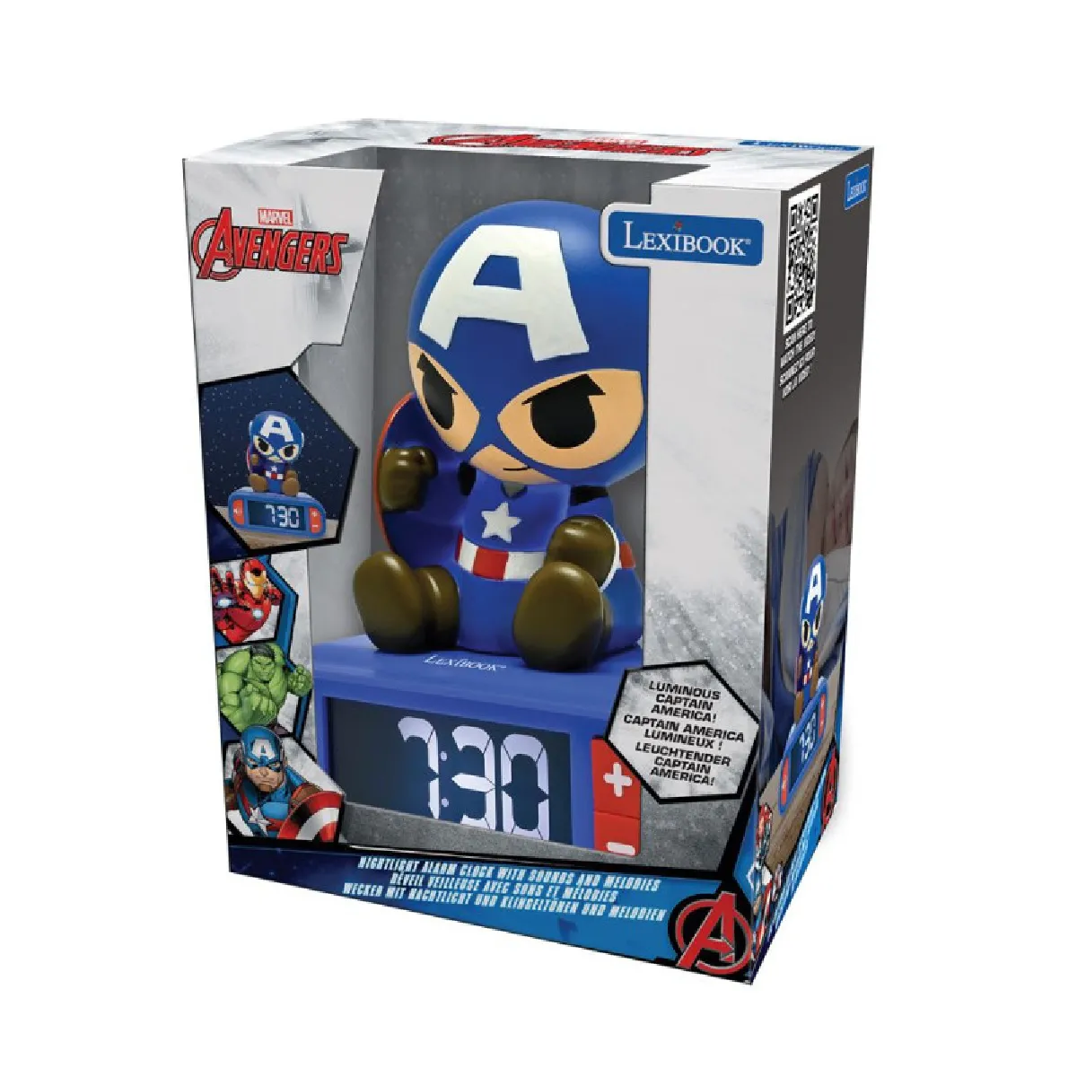 Lexibook Réveil veilleuse Captain America - vue 2