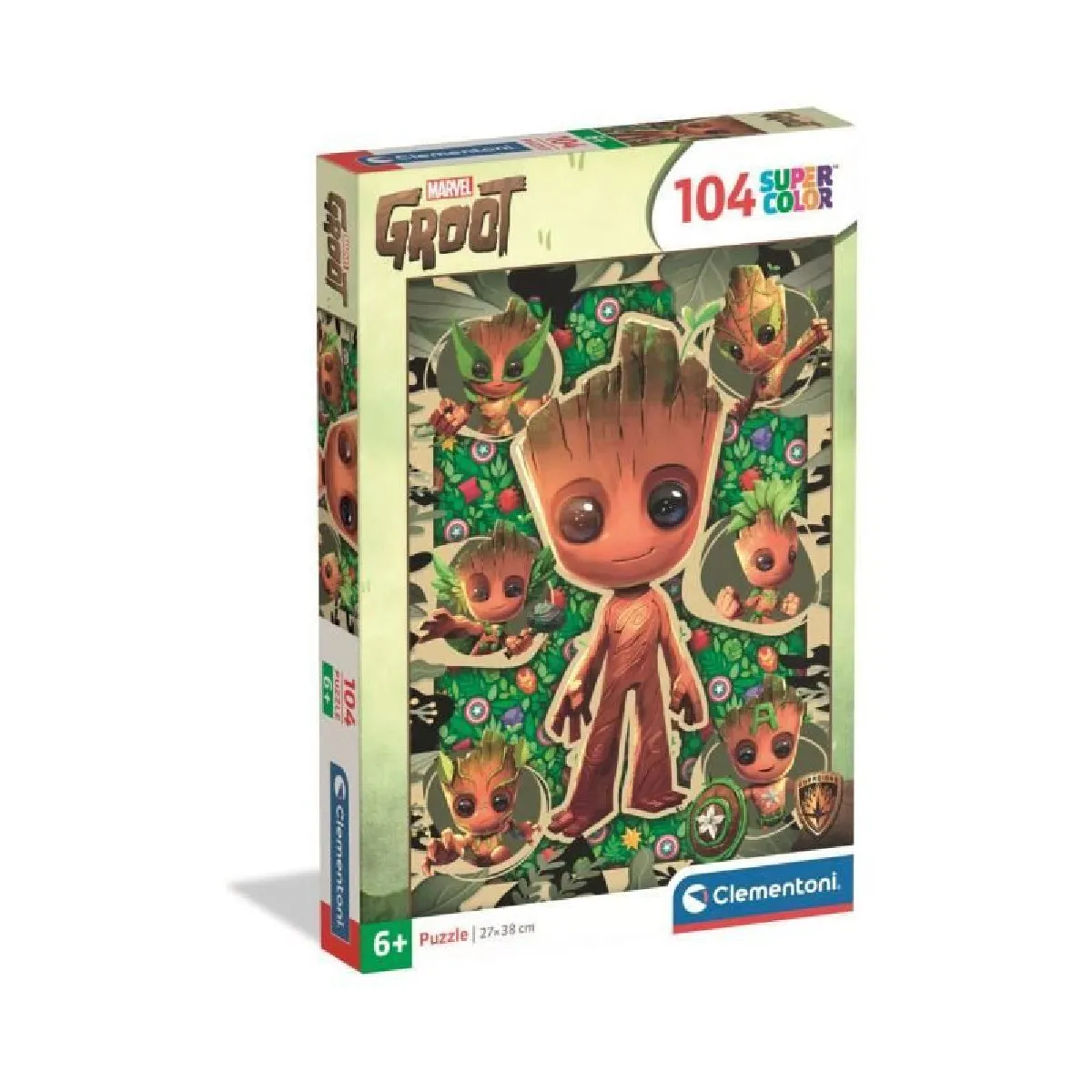 Clementoni Puzzle Enfant 104 Pièces Marvel Groot Marvel Fabriqué en Italie 25051 - vue 4