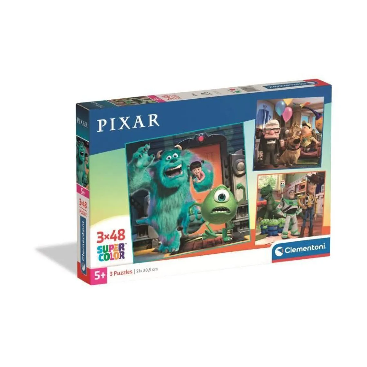 Clementoni Puzzle Enfant 3X48 Pièces Disney Pixar Walt Disney Fabriqué en Italie 25065 - vue 4