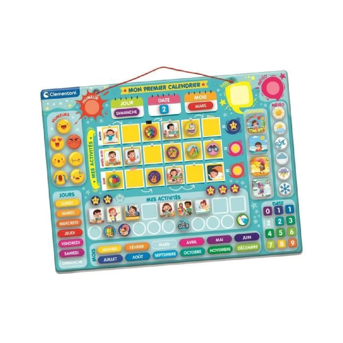 Clementoni calendrier magnétique Naruto