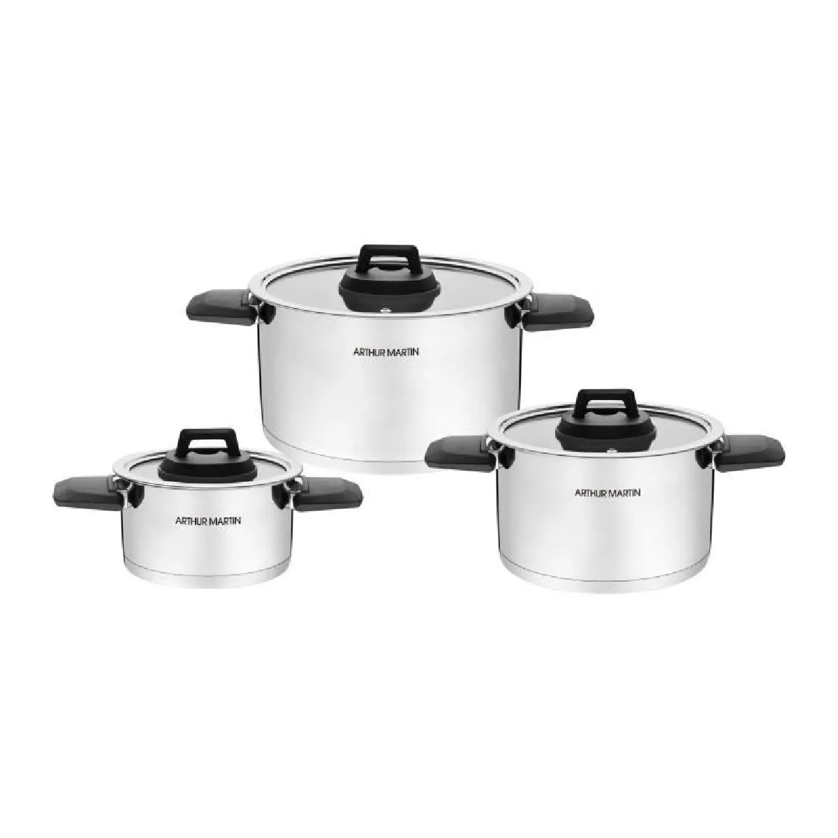 Arthur martin set de marmites pliables