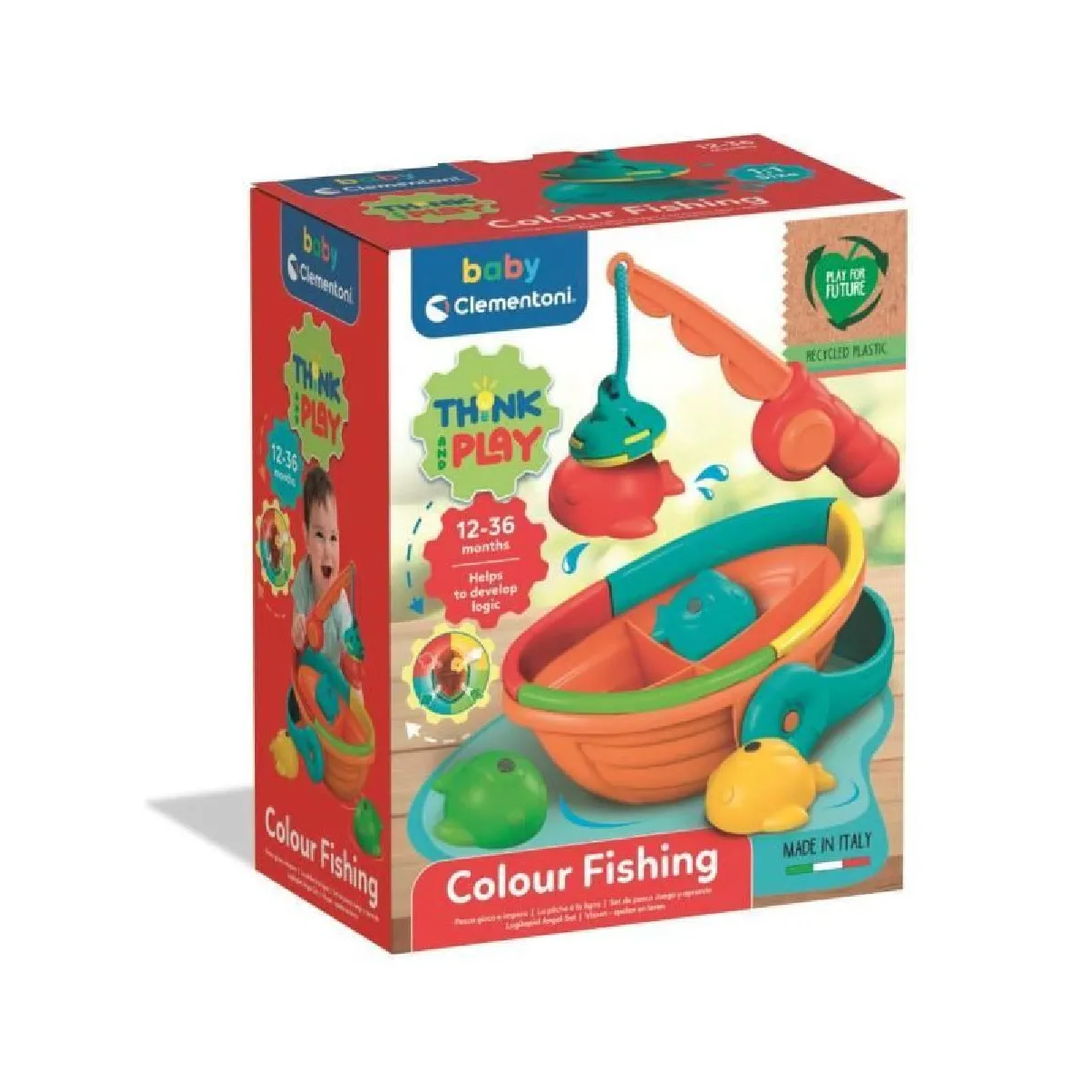 Clementoni Jeu de pêche magnétique - Multicolore