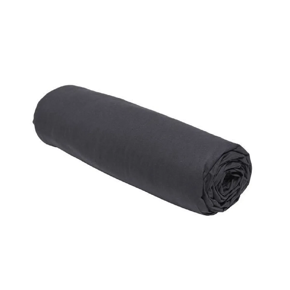 Drap housse Maison Lefebvre Drap housse Essential - 140 x 200+30 cm - 2 personnes - 100% Coton uni - Fusain