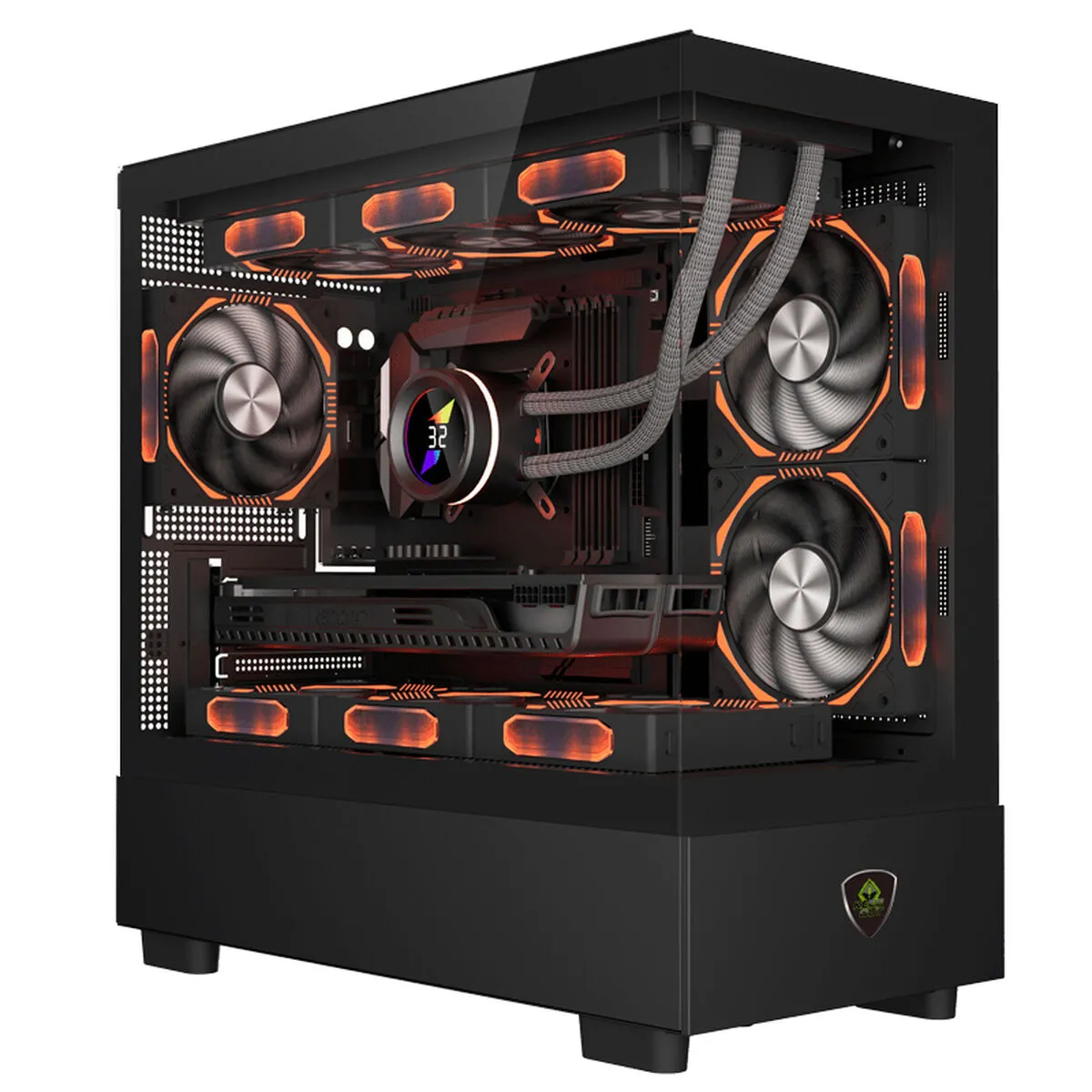 Boîtier PC Keep Out XC-301 Glass Noir Micro ATX/ITX/420mm GPU/165mm CPU - Image 2
