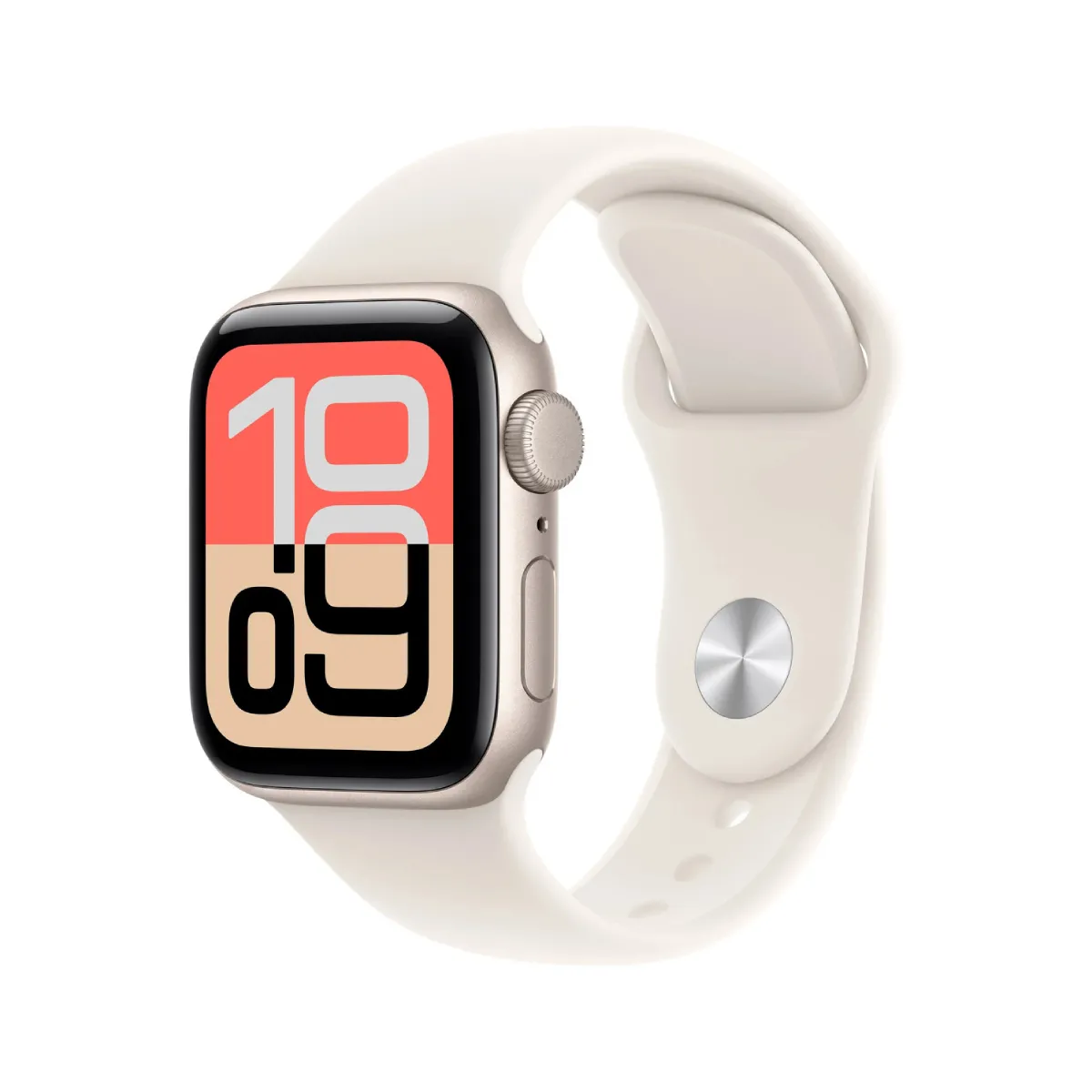 Smartwatch Apple Watch SE 3 GPS 44mm Alumínio Luz das Estrelas c/ bracelete desportiva Luz das Estrelas S/M