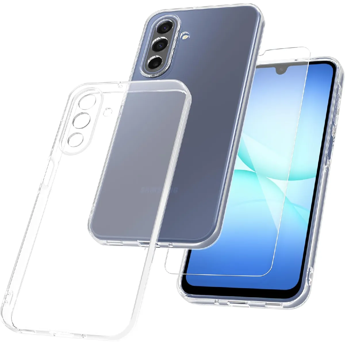 Verre trempé Verre trempé Galaxy A17 Transparent