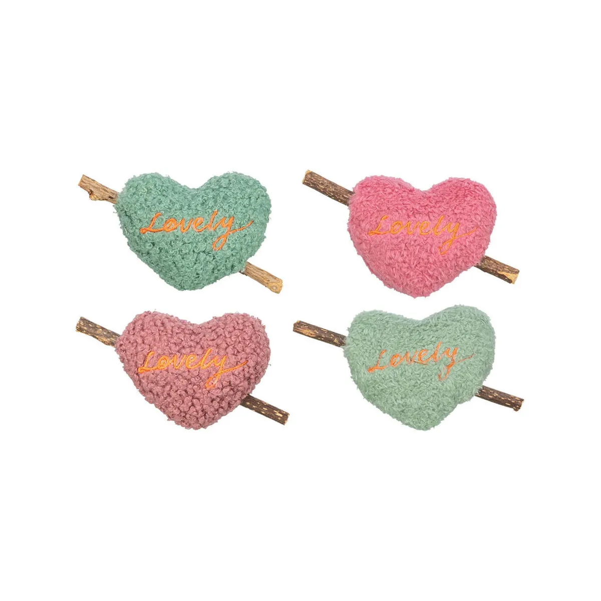 Trixie Multicolore Jouet Peluche Pour Chat Matatabi Cœur - Image 2