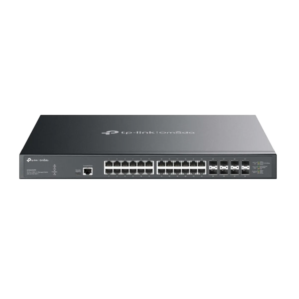 TP Link Omada SX3832MPP V1 Commutateur C2+ Géré 24 x 10010002.5G5G10GBase T PoE++ + 8 x Ethernet 10 Go SFP+ Montable sur rack PoE++ - vue 2
