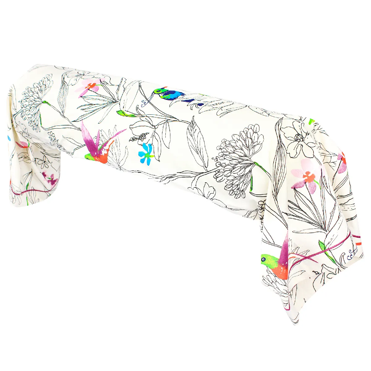 LINNEA  Taie de traversin 200x43 cm 100% Coton Amazonia Ecru