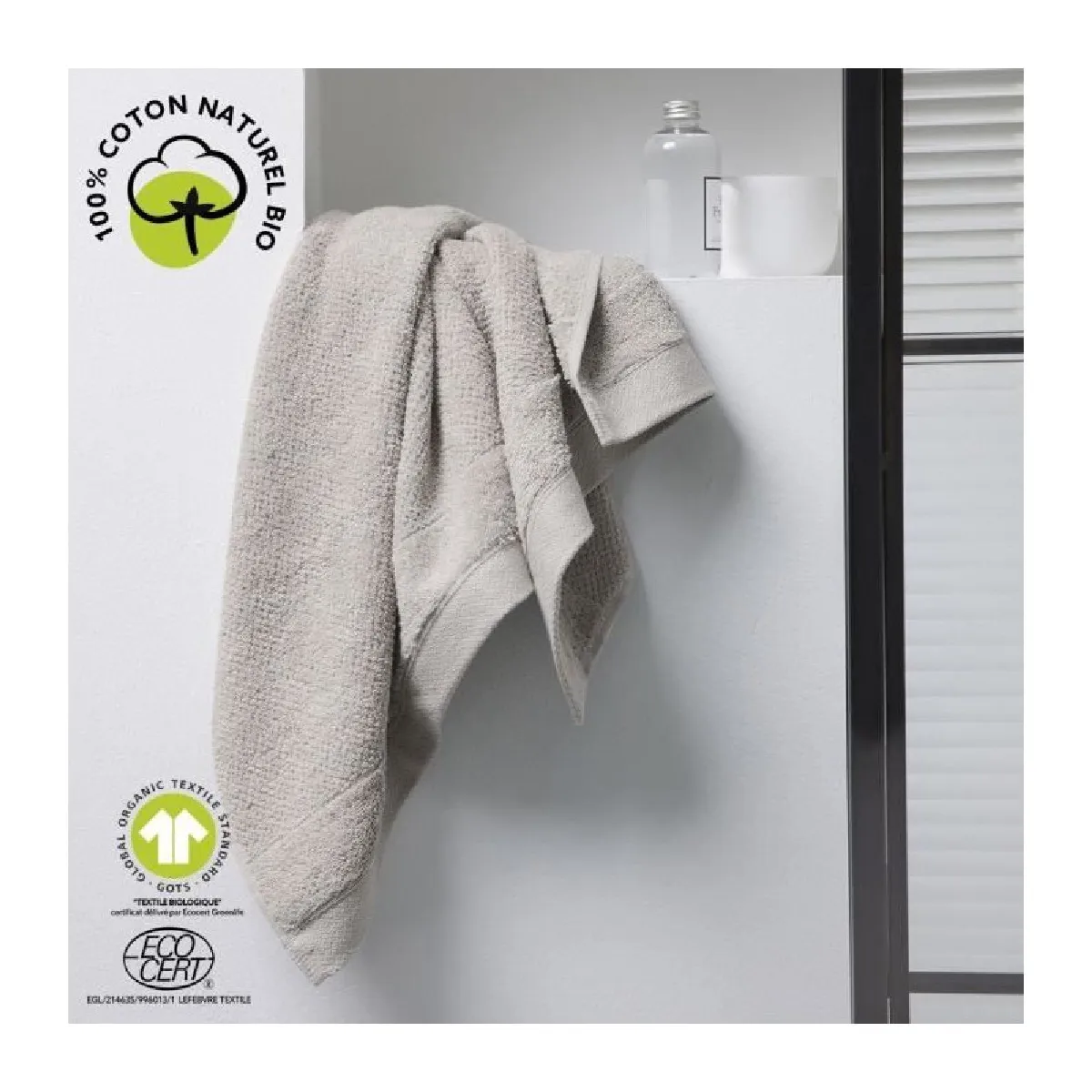TODAY Maxi drap de bain - TODAY - 90 x 150 cm - Coton - Organic Dune