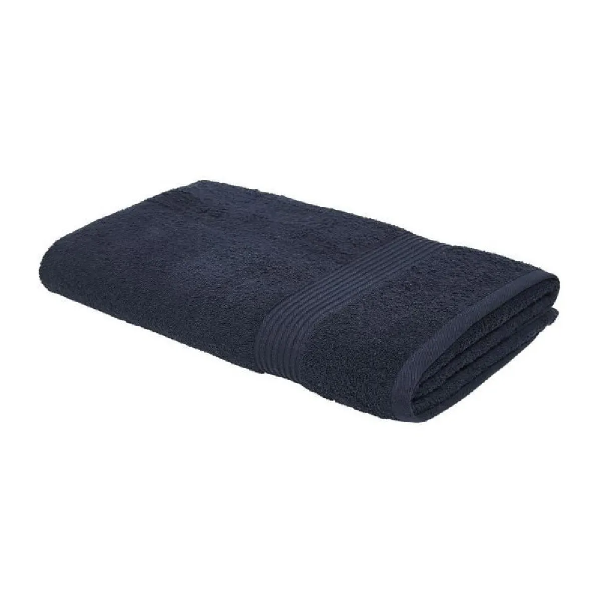 Today drap de bain XXL en coton - Bleu marine