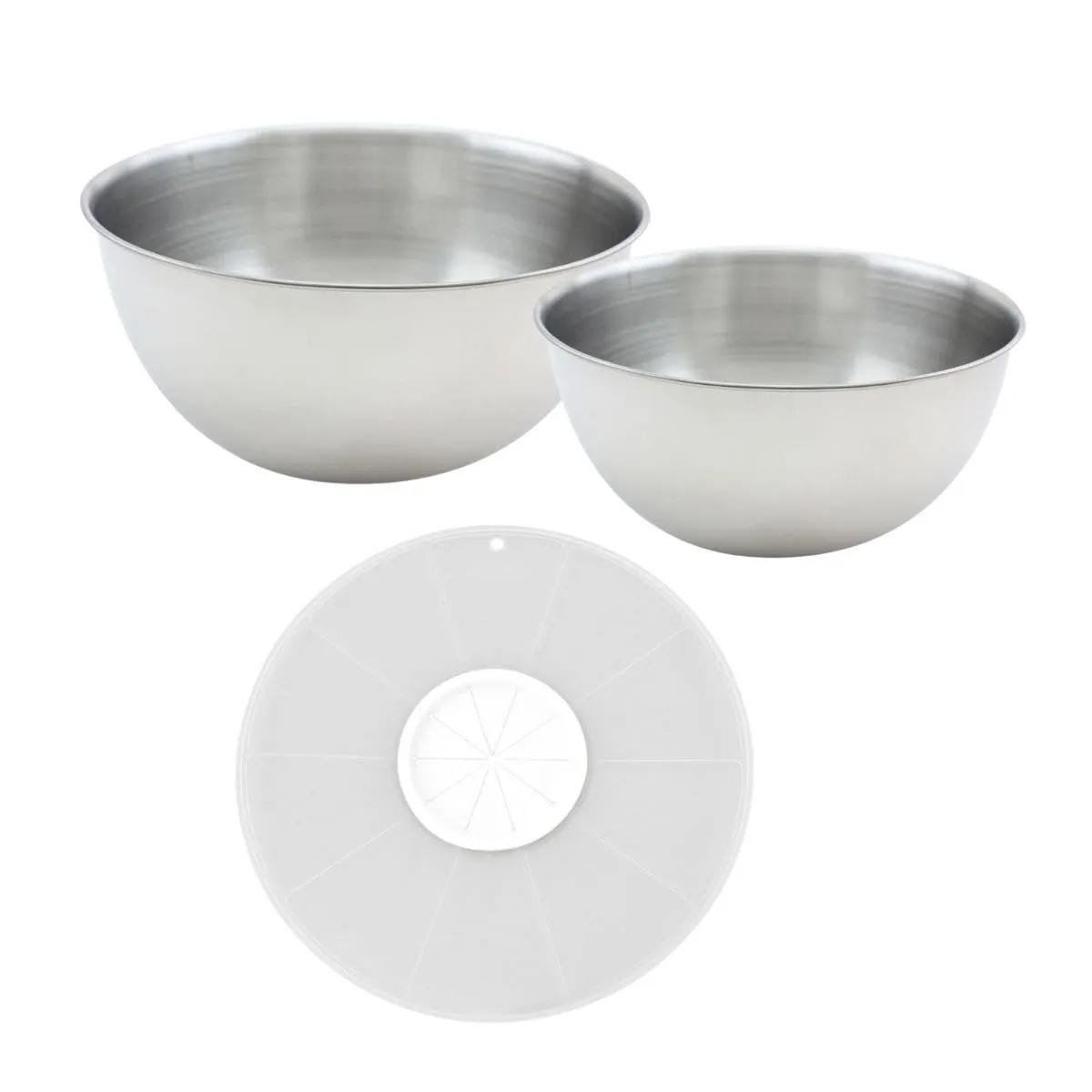 Fackelmann Saladier avec couvercle – Inox
