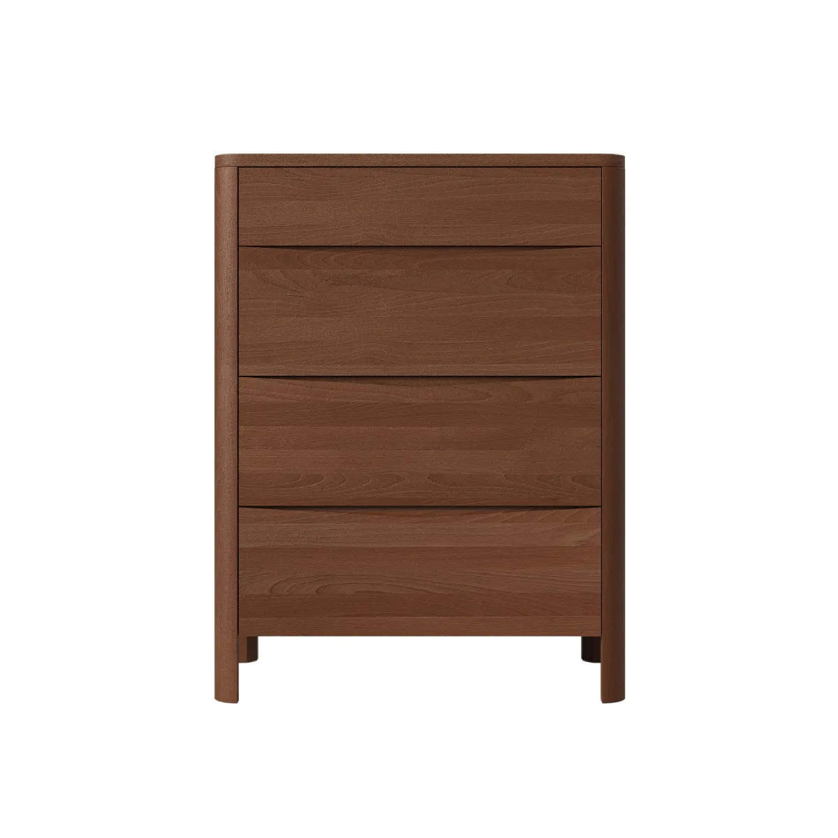 Visby Commode chiffonnier 6 tiroirs - Noyer