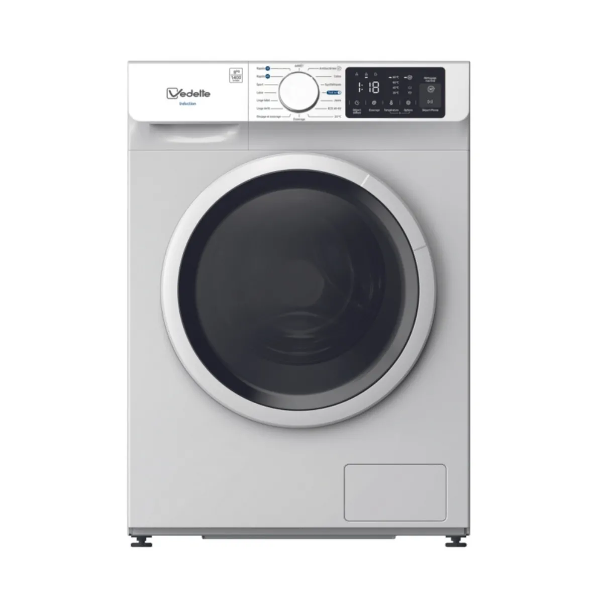 Vedette - lave-linge hublot 8kg 1400 toursmin lfvq384w - LFVQ384W