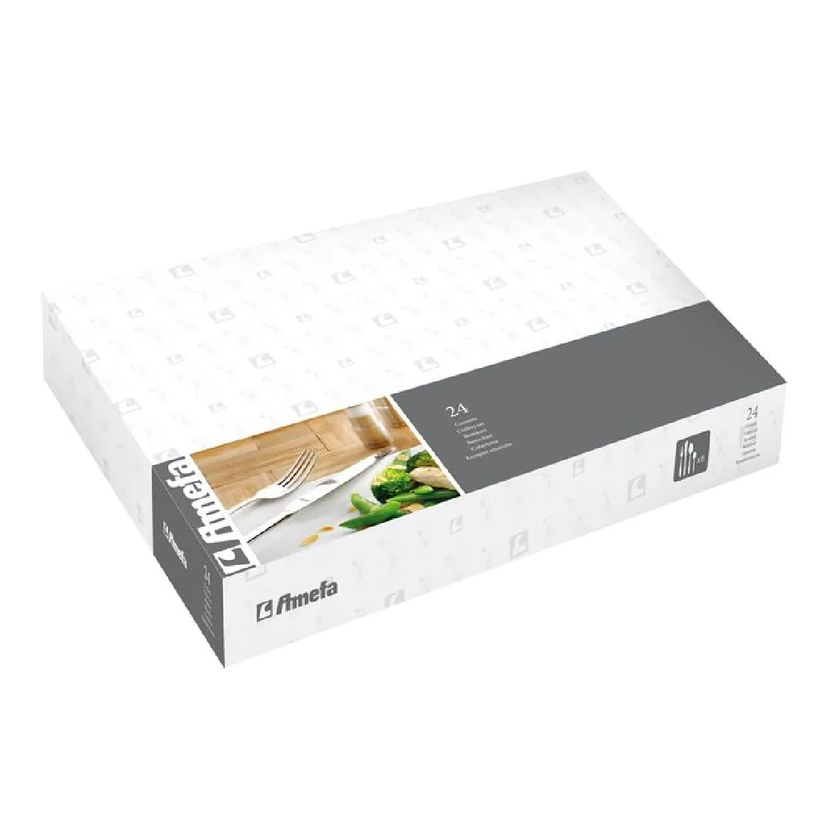 Amefa Ménagère Adagio 24 pièces - Inox