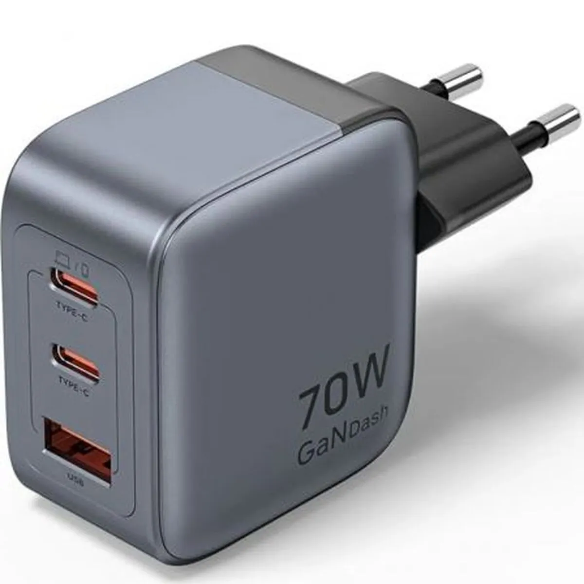Vention Noir Chargeur Secteur Gan - 70 W