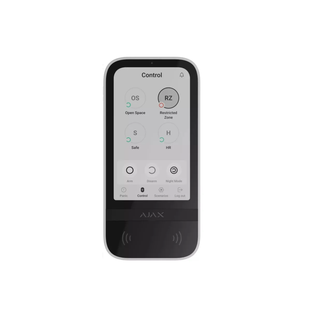 Télécommande sans fil 5 KEYPADTOUCHSCREENW Jeweller AJAX