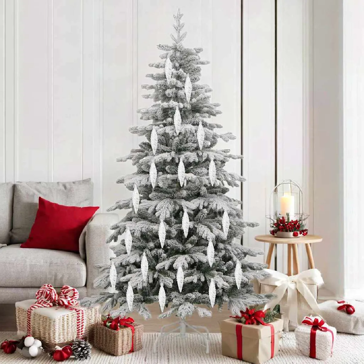 vidaXL Décoration de 'arbre de Noël 40 pcs Doré - vue 10
