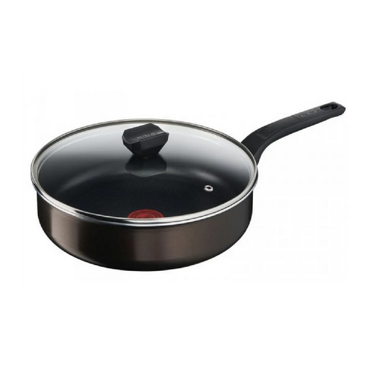 Sauteuse 24cm Aluminium Revêtement Anti adhésif Tous Feux Sauf Induction Avec Couvercle Easy Cook & Clean Tefal La Sauteuse - vue 2