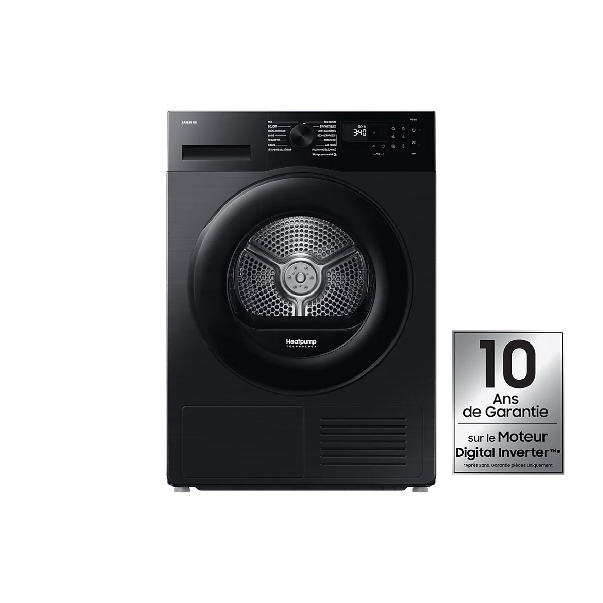 Sèche-Linge Samsung DV90DG52A0AB – 9 Kg, Pompe À Chaleur, Connectivité SmartThings - vue 4