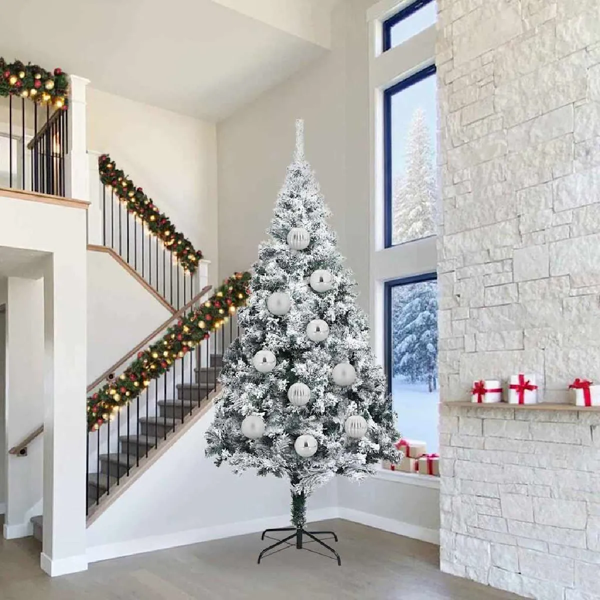 vidaXL Ensemble de Boules de Noël 4 pcs - vue 7