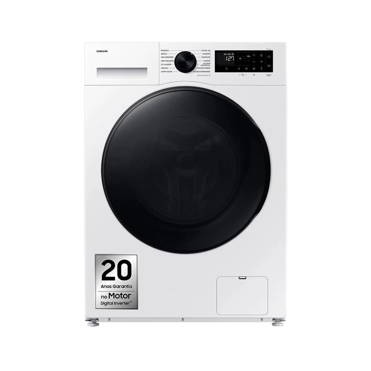 Lave linge et sèche linge Samsung AI Eco Bubble 9 kg6 kg 400 trmin WD90DG5B15BEEP