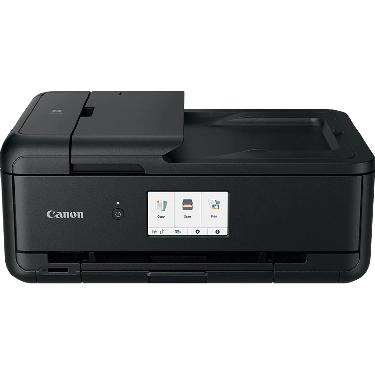 Canon PIXMA TS9550A - Imprimante multifonctions - couleur - jet d'encre - A4 (210 x 297 mm), Legal (216 x 356 mm) (original) - A3 (support) - jusqu'à 15 ipm (impression) - 200 feuilles - USB 2.0, LAN, Wi-Fi(n) - noir