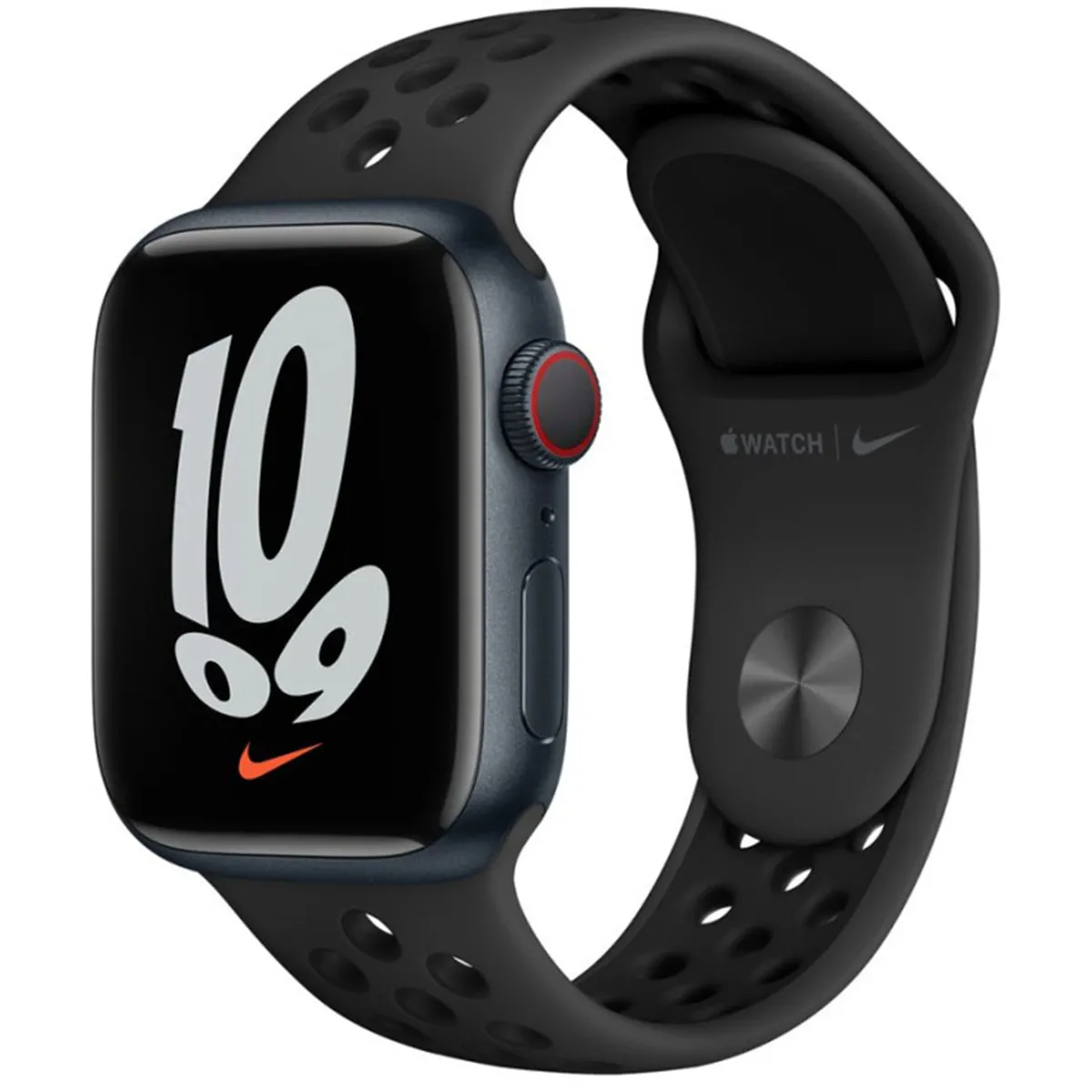 Bracelet Nike Sport pour Apple Watch Series 1 t/m 9 / SE (38/40/41 mm) Series 10 / 11 (42 mm) - Anthracite / Black
