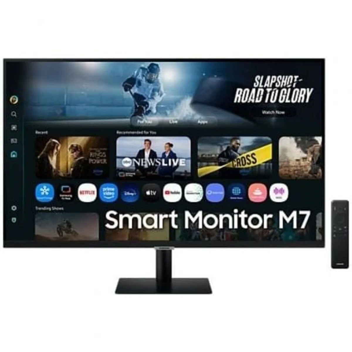 Samsung Monitor Smart M7 M70F 32 UHD 4K Nero con Gaming Hub e Workspace USB C - vue 5