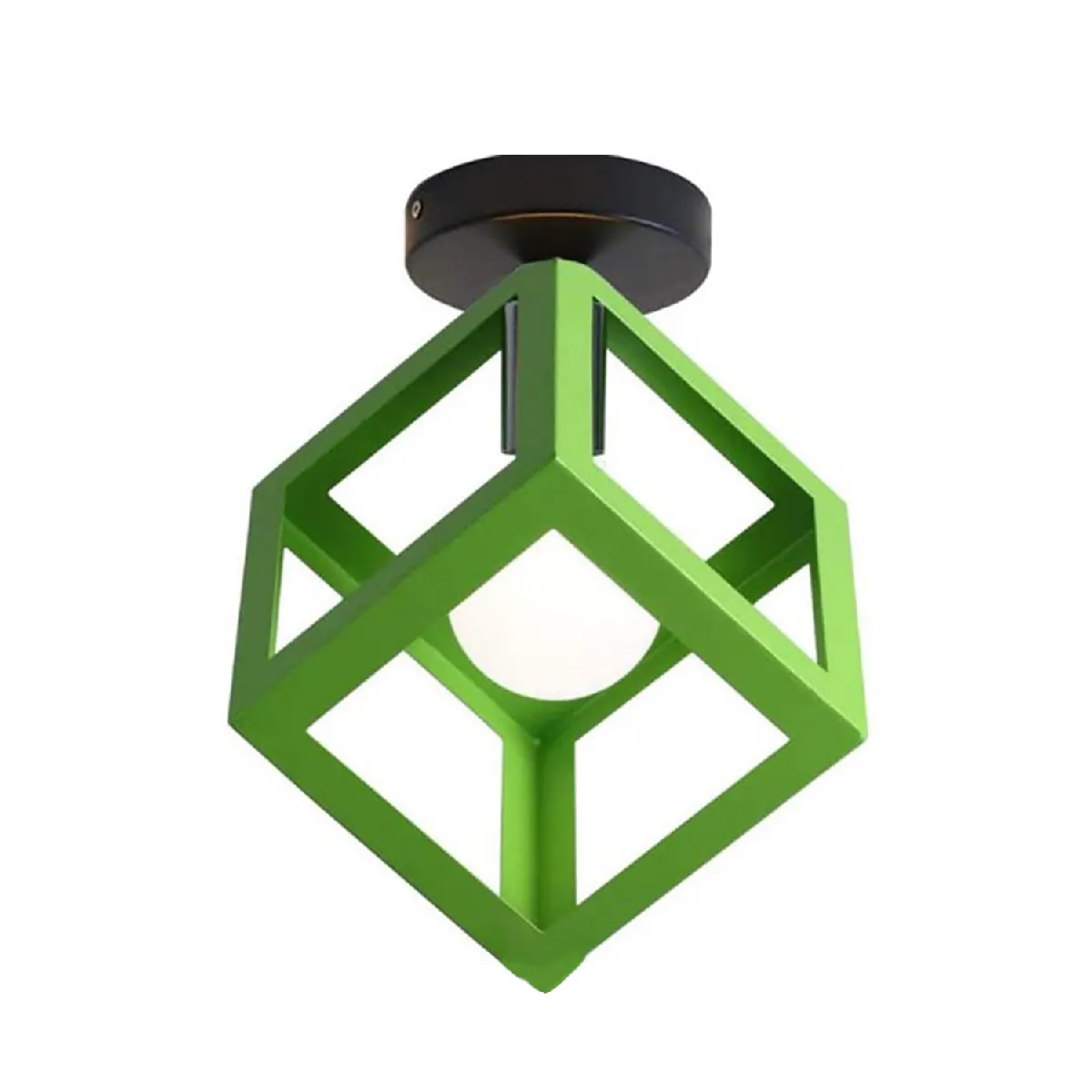 Stoex Plafonnier cube vintage - Vert
