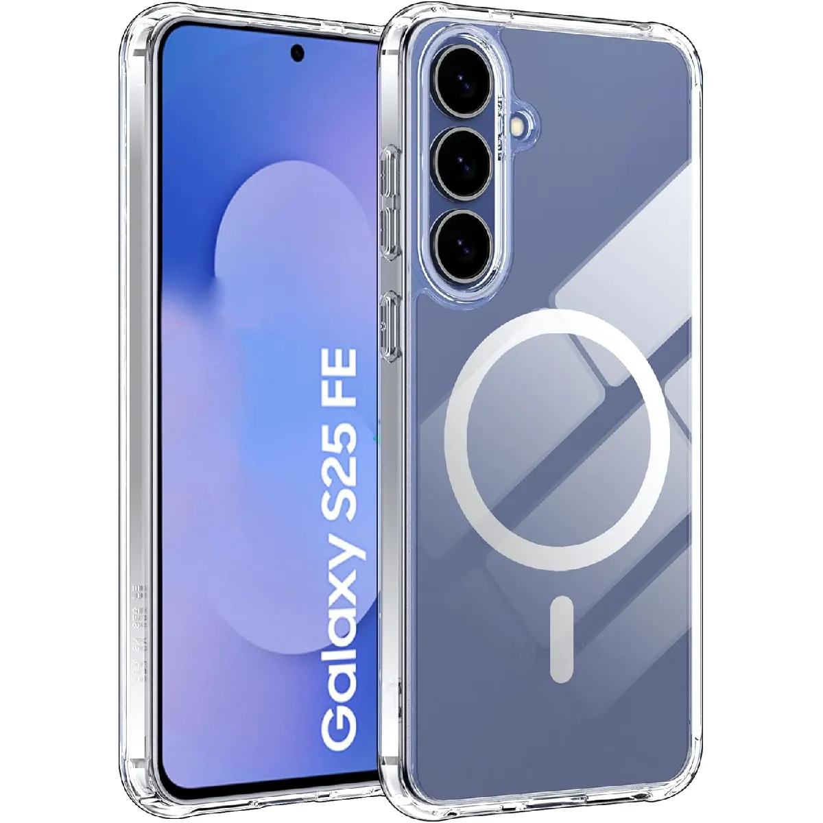 Little Boutik Coque Compatible Magsafe Samsung Galaxy S25 Fe - Transparent