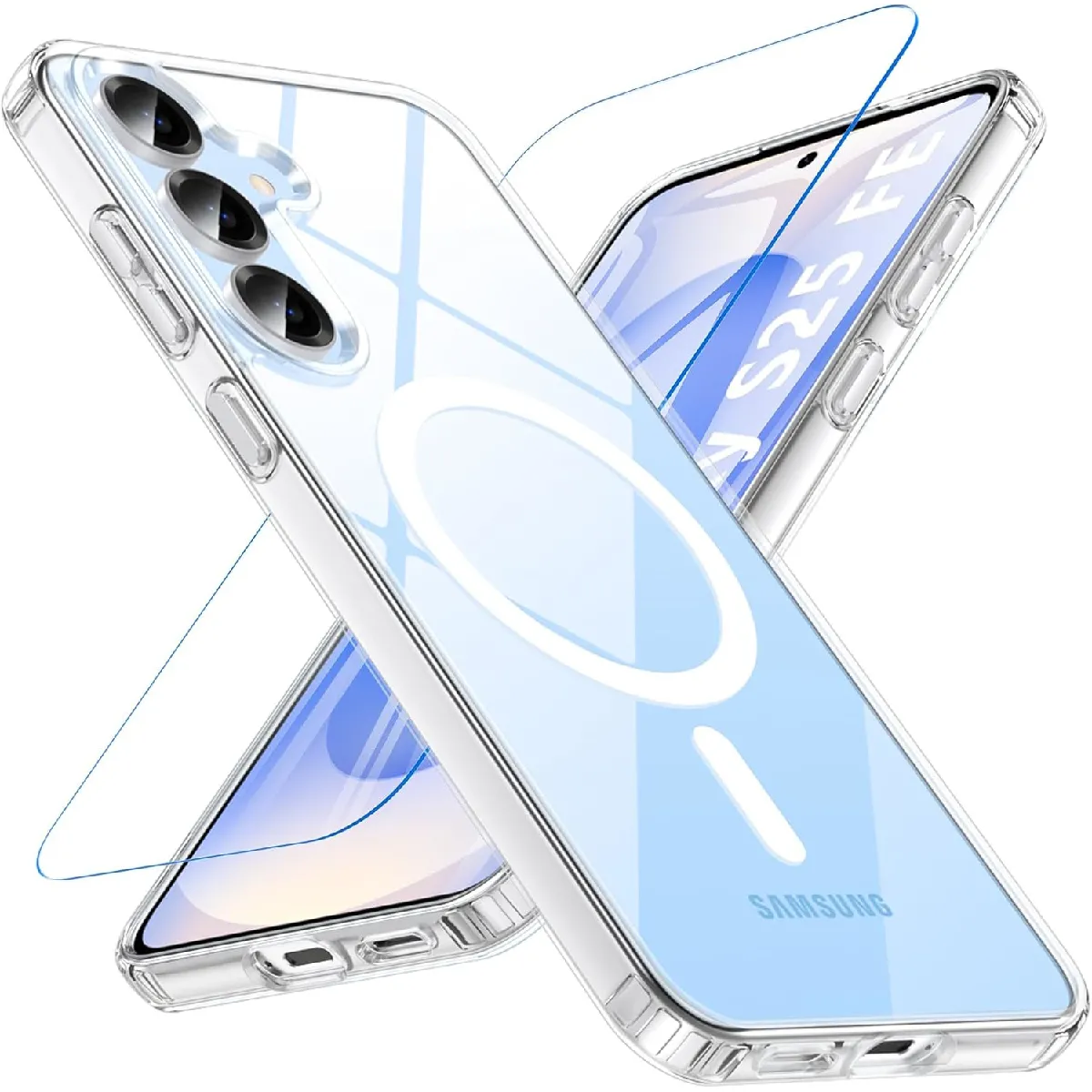 Little Boutik Coque Compatible Magsafe Samsung Galaxy S25 Fe - Transparent
