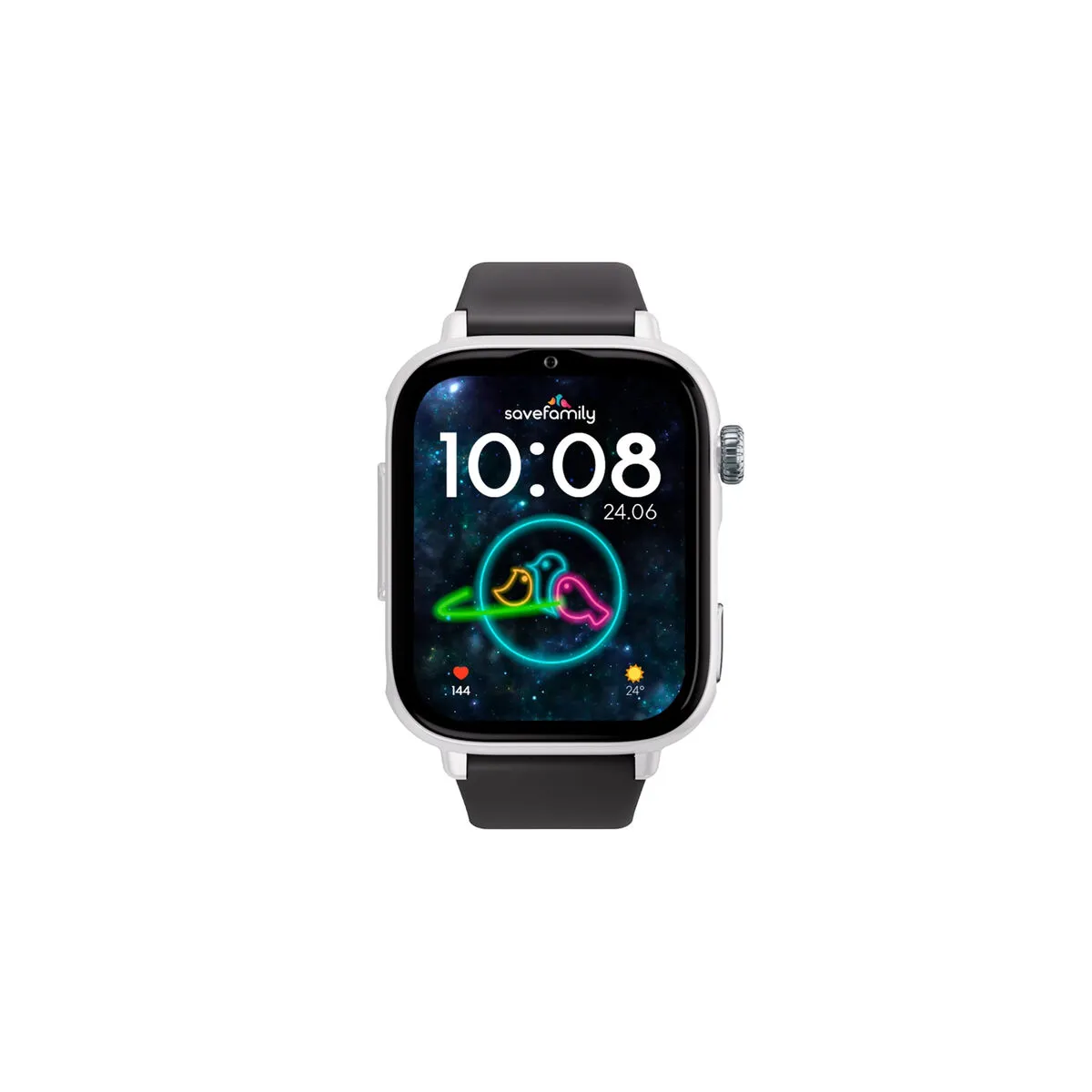 SAVEFAMILY  Montre Connect&eacute;e Savewatch Plus 2 Silicone