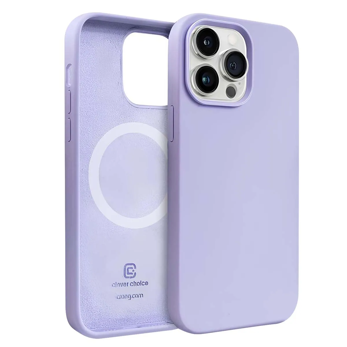 Crong Coque magn&eacute;tique Color Cover pour iPhone 14 Pro (Violet) - 5904310702317