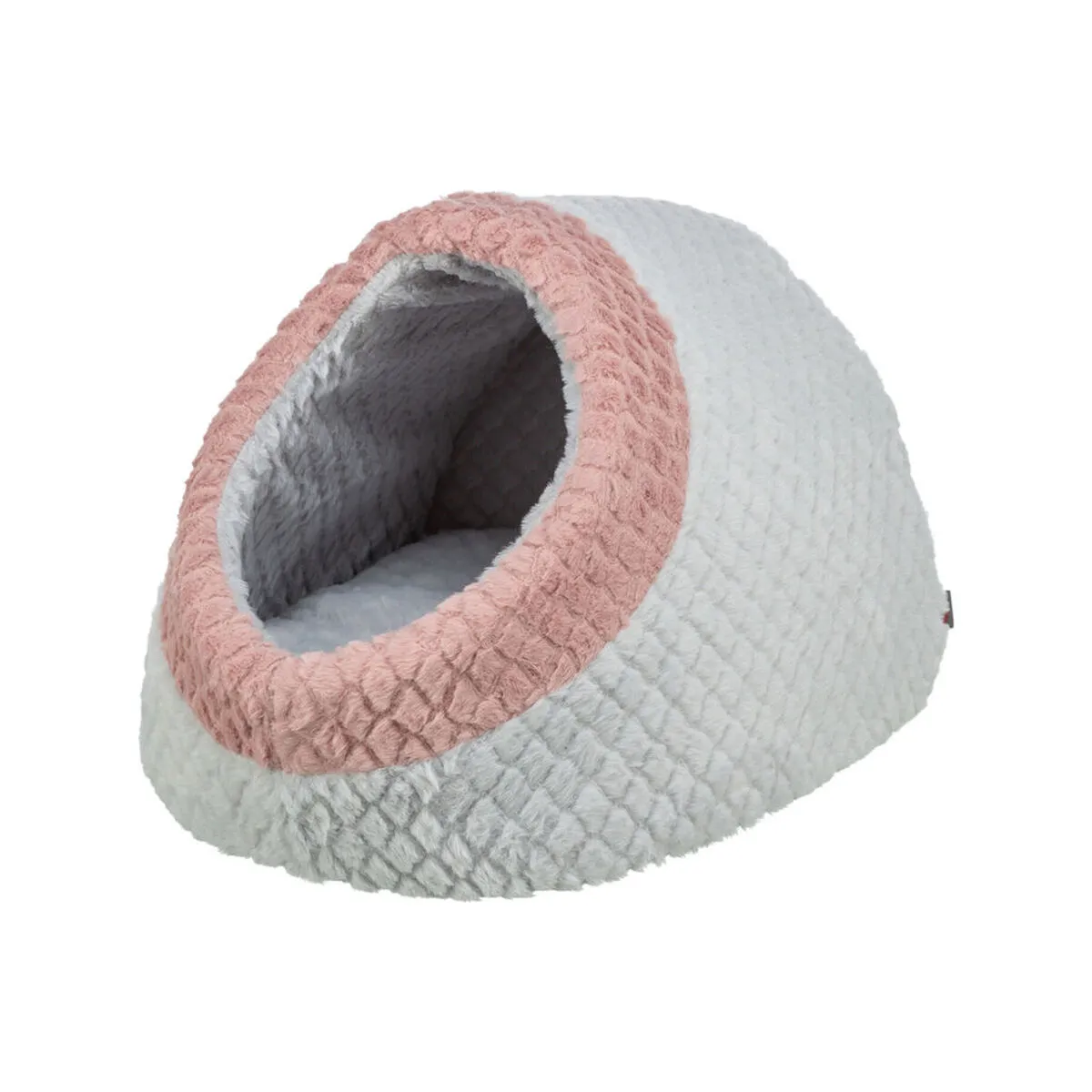 Meilleurs prix pour Grotte pour chat Trixie Kaline Mio Gris Rose foncé Polyester Tissu Peluche 35 x 26 x 41 cm