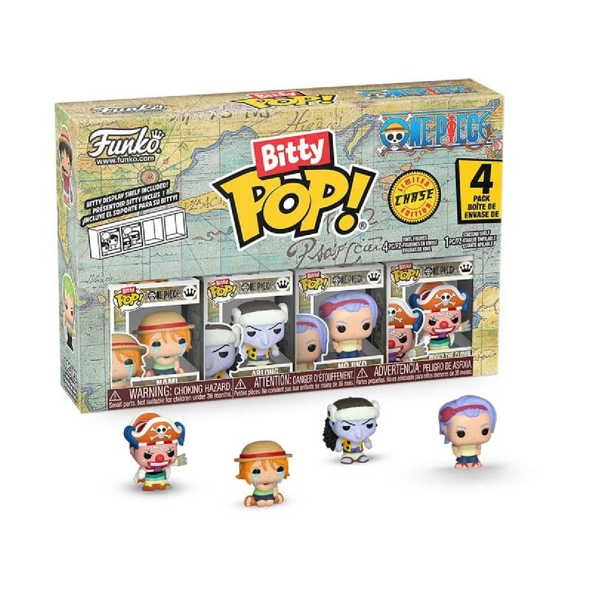 Figurine Funko Bitty Pop 4 pk One Piece 12 pièces in PDQ Modèle aléatoire - vue 4