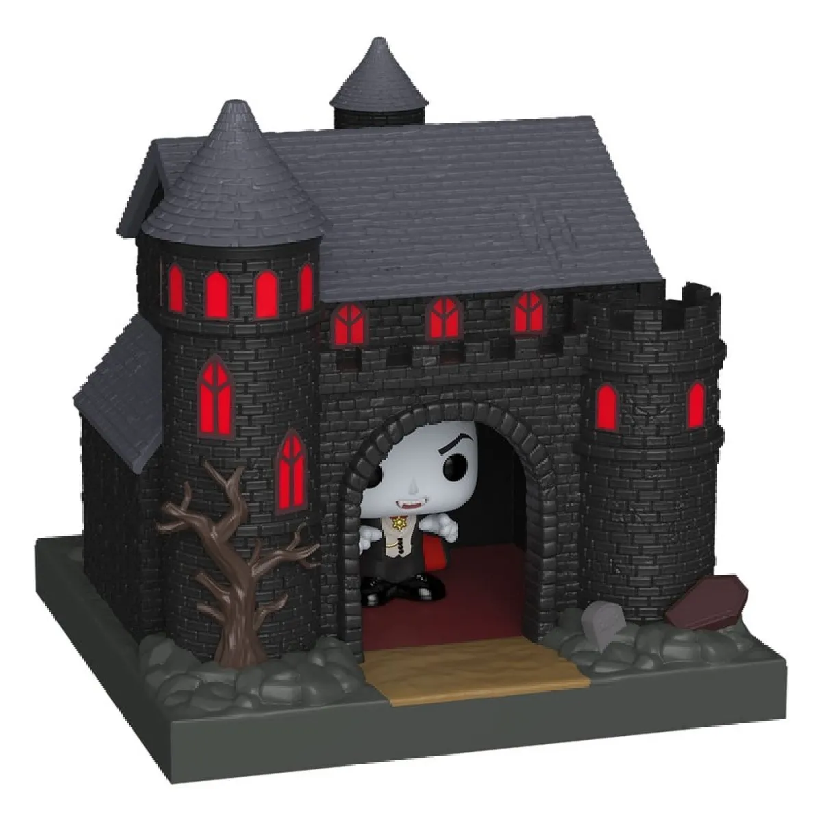 Universal Monsters Figurine Bitty POP! Towns Dracula dans son chateau