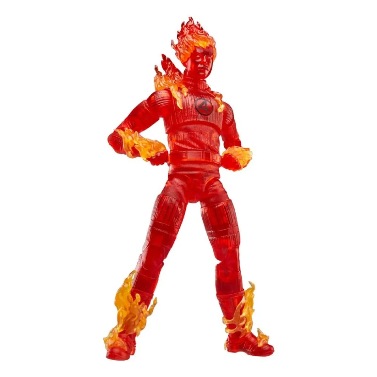 Les Quatre Fantastiques : Premiers pas Marvel Legends - Figurine Torche Humaine 15 cm