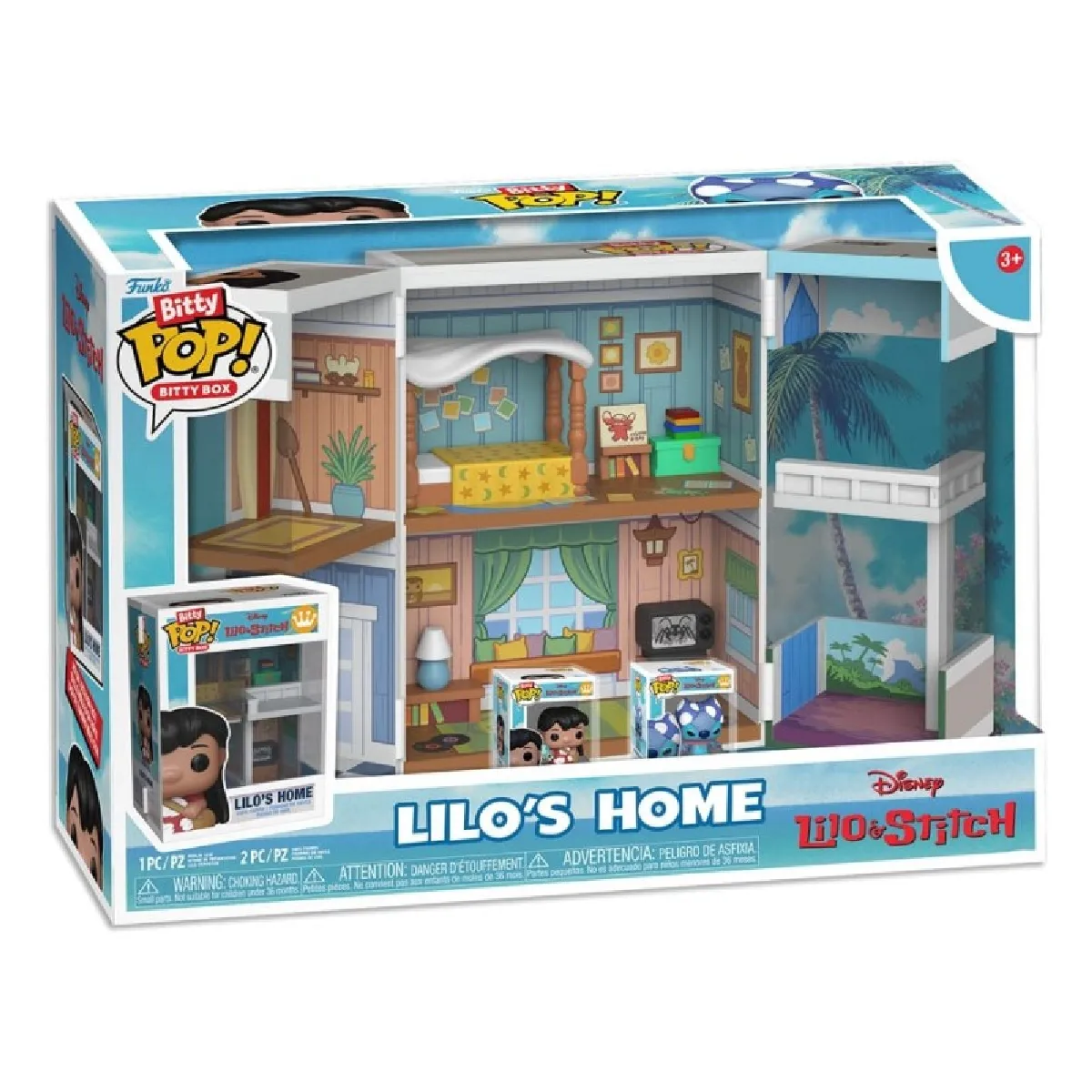 Pack 2 Figurines Funko Bitty Pop Boxes Lilo & Stitch Lilo’ Home - vue 3