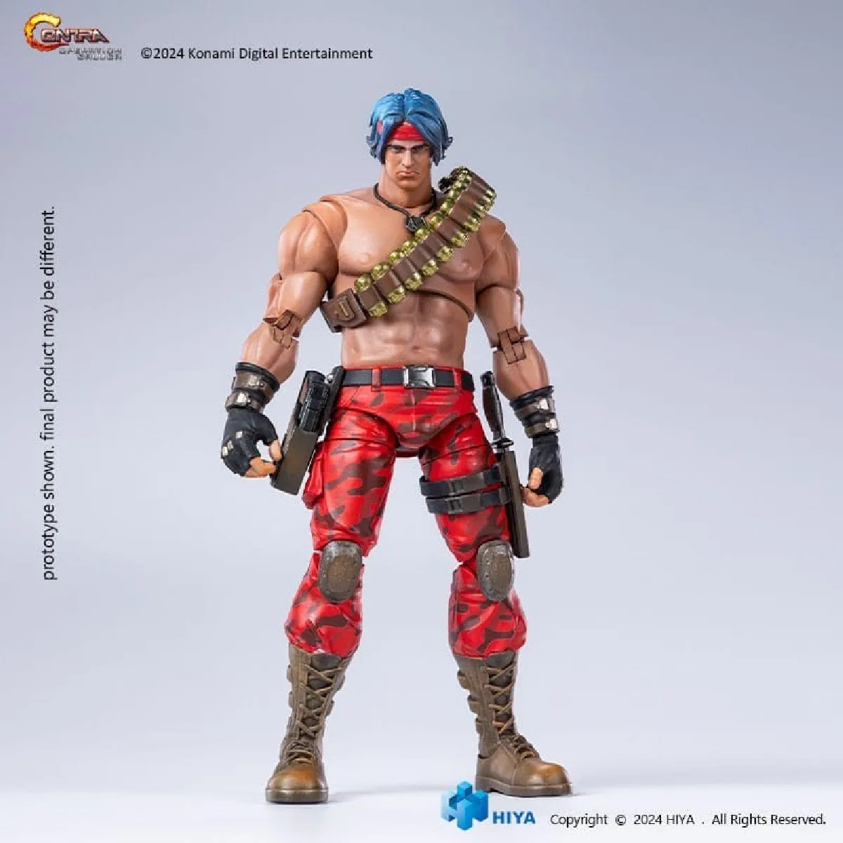 Hiya Toys Contra : Operation Galuga - Figurine Exquisite Basic Lance Bean 16 Cm