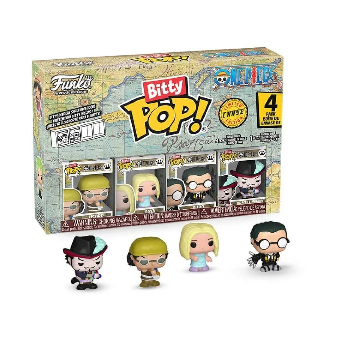 Figurine Funko Bitty Pop 4 pk One Piece 12 pièces in PDQ Modèle aléatoire - vue 5