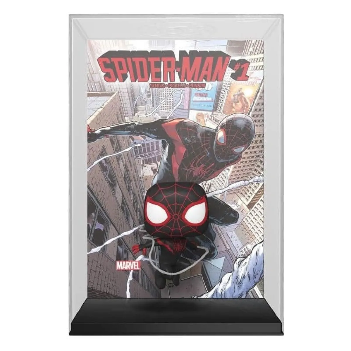 Spider Man Figurine POP! Comic Cover Spider Man 2016 1 9 cm