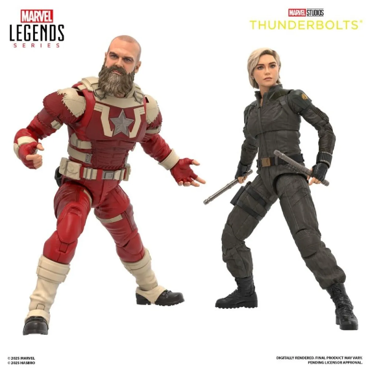 Thunderbolts Marvel Legends Pack 2 figurines Yelena Belova & Guardian 15 cm