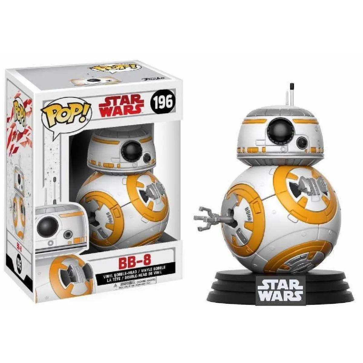 Figurine Funko Pop! Star Wars Ep.8 The Last Jedi : BB 8 - vue 2
