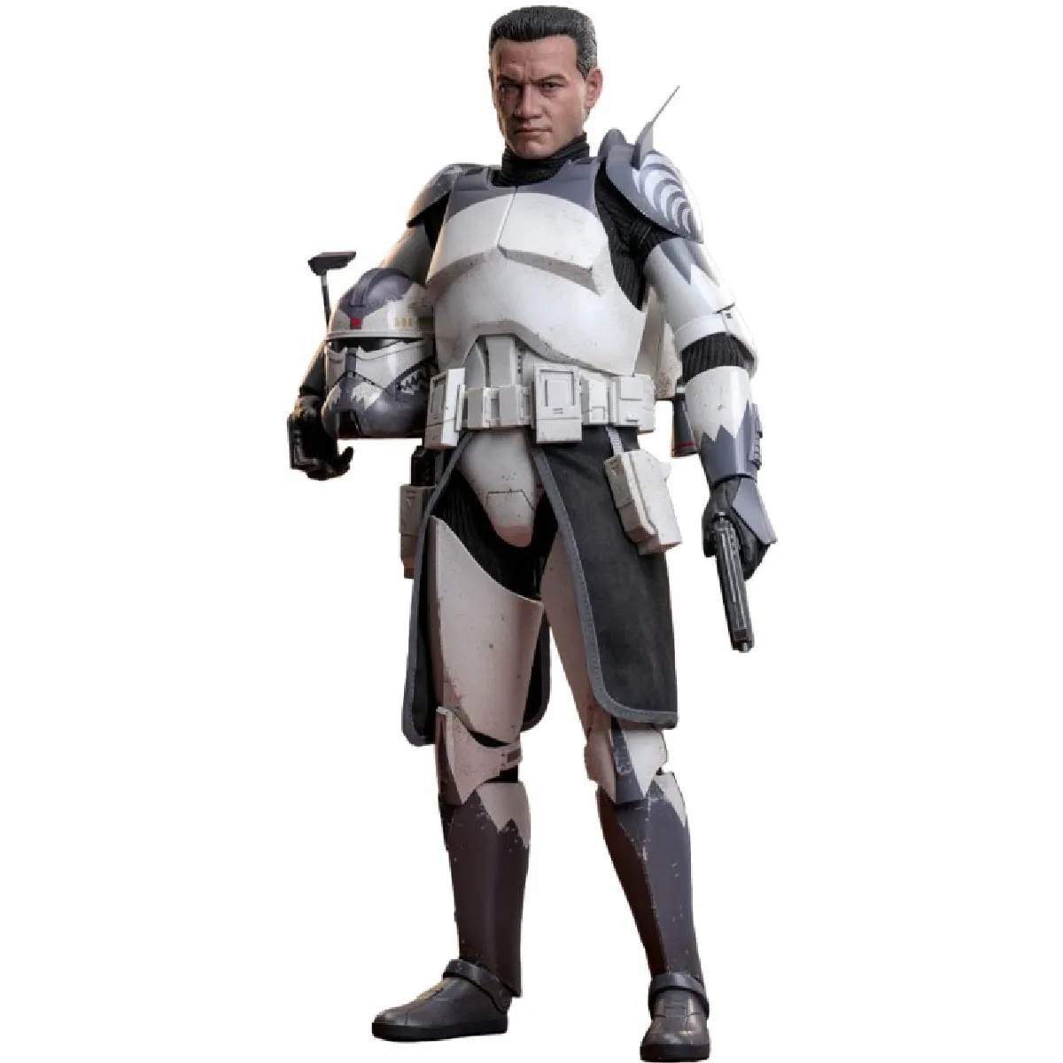 Hot Toys Star Wars : The Clone Wars - Figurine 1/6 Clone Commander Wolffe 30 Cm