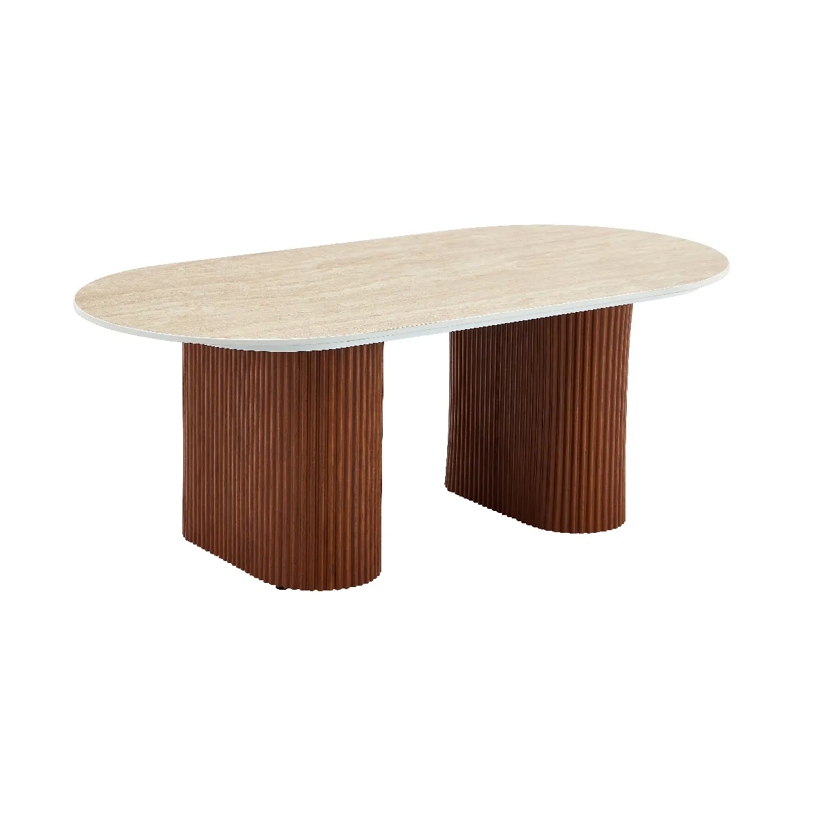 Meilleurs prix pour Table basse ROXY Pieds Noisette 120x60x45 cm