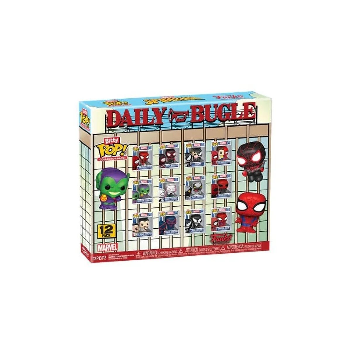 Pack de 12 Funko Bitty Pop Spiderman Marvel Miles Morales Ghost Spider Venom ... - Image 3