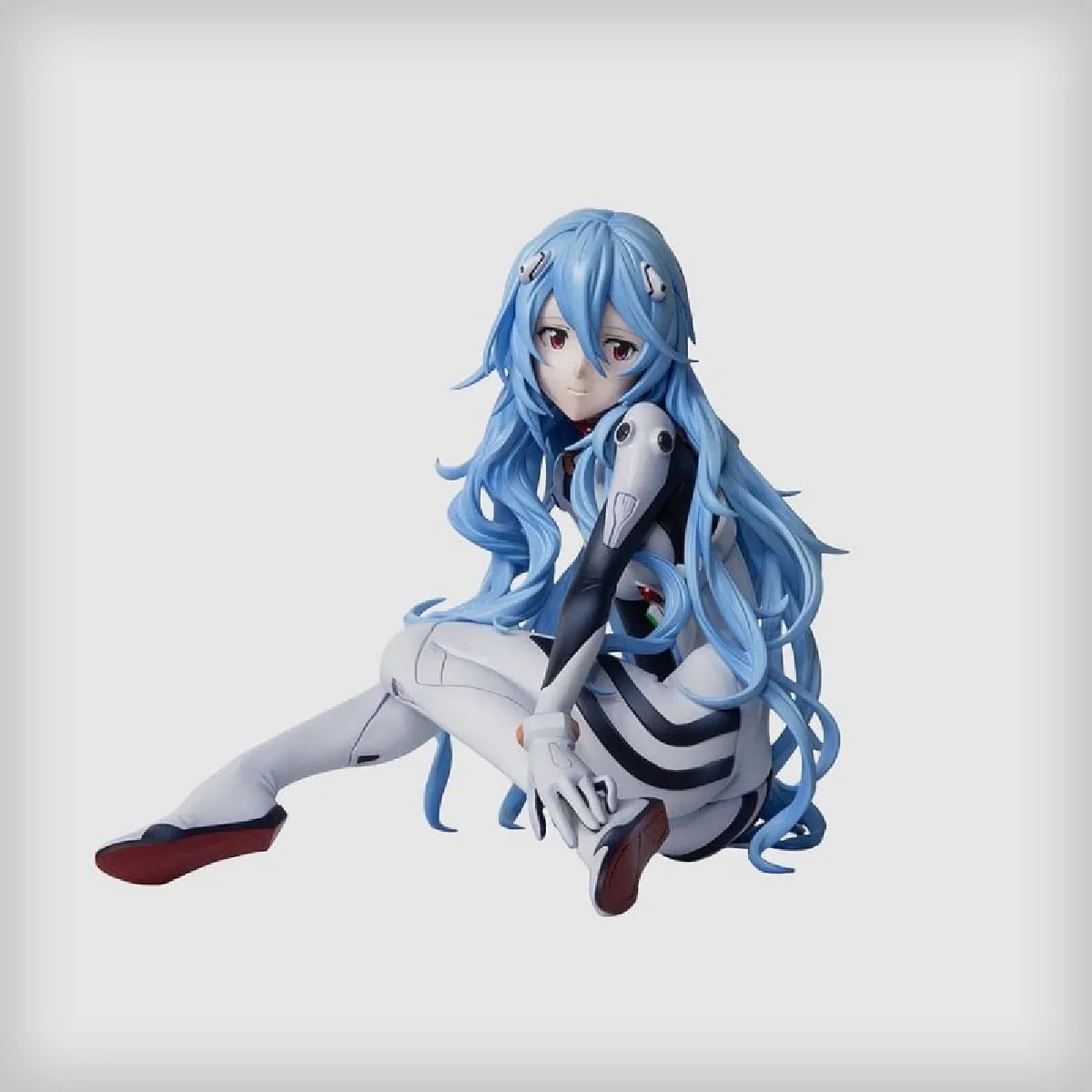Rebuild of Evangelion Statuette 17 Rei Ayanami Long Hair Ver. 11 cm